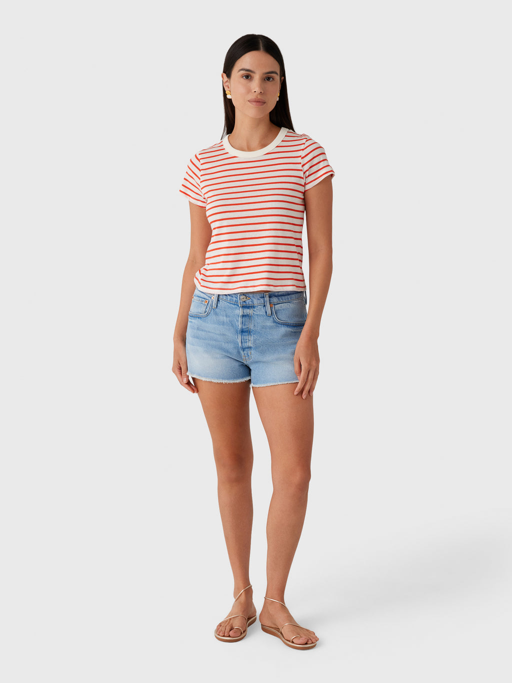 Z Supply Women's Junie Striped Tee - Saint Bernard