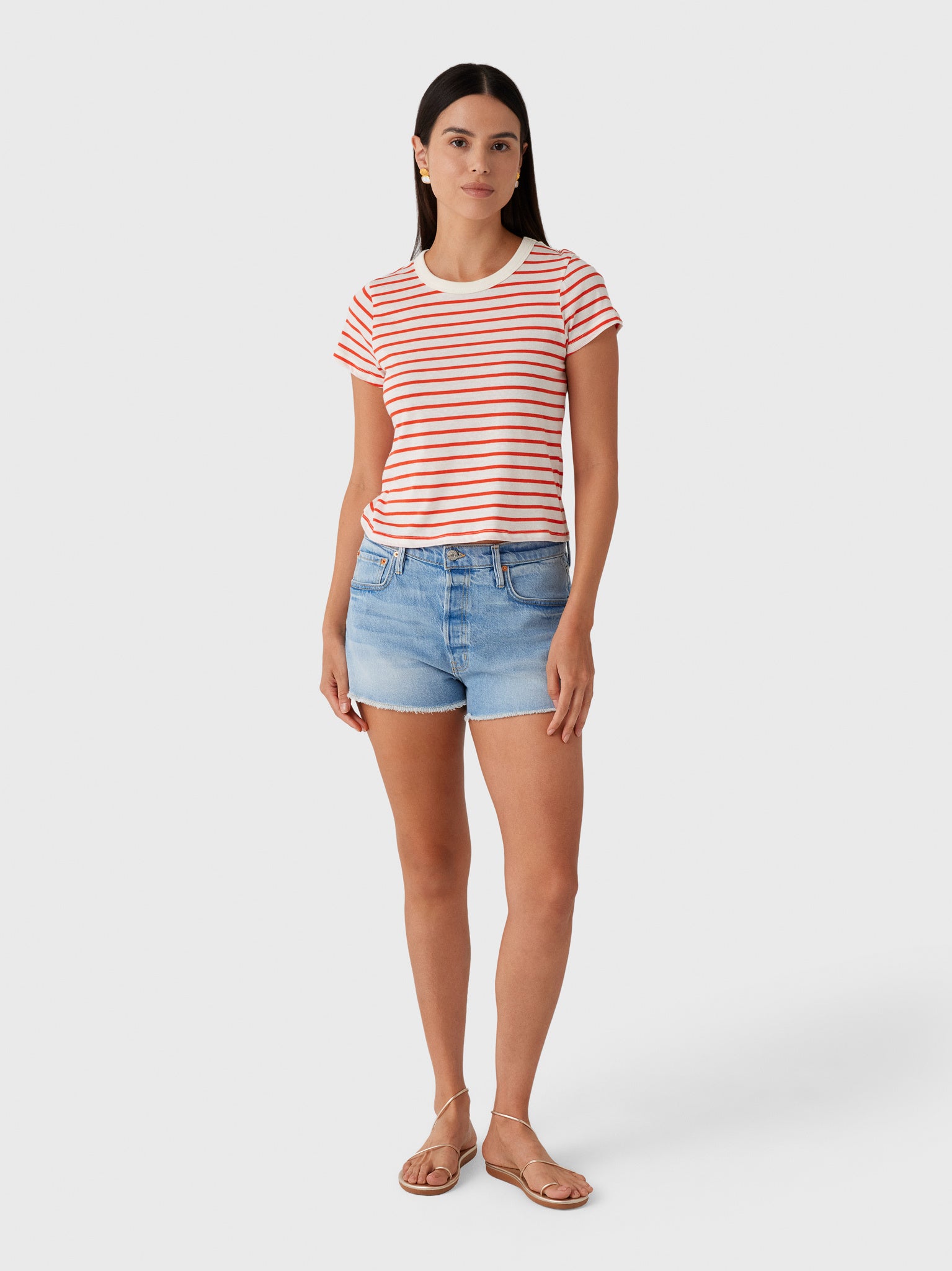 Z Supply Women's Junie Striped Tee - Saint Bernard