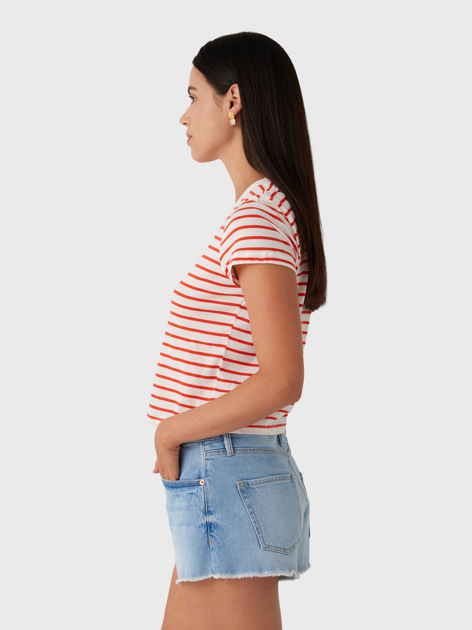 Z Supply Women's Junie Striped Tee - Saint Bernard