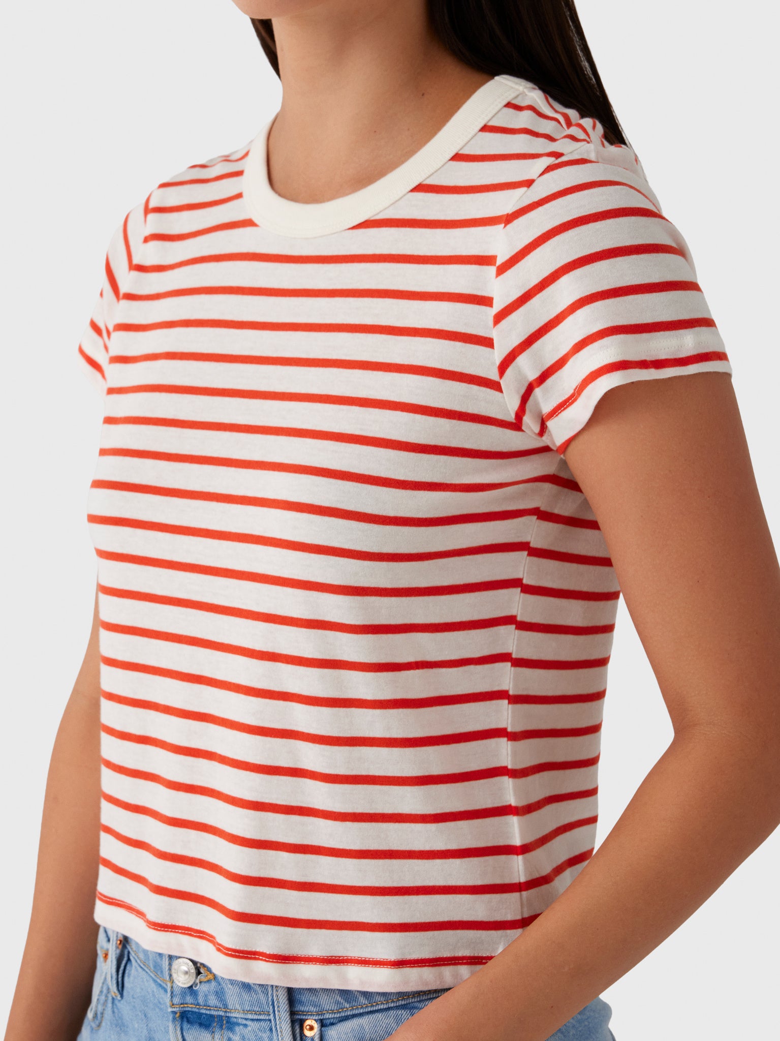 Z Supply Women's Junie Striped Tee - Saint Bernard