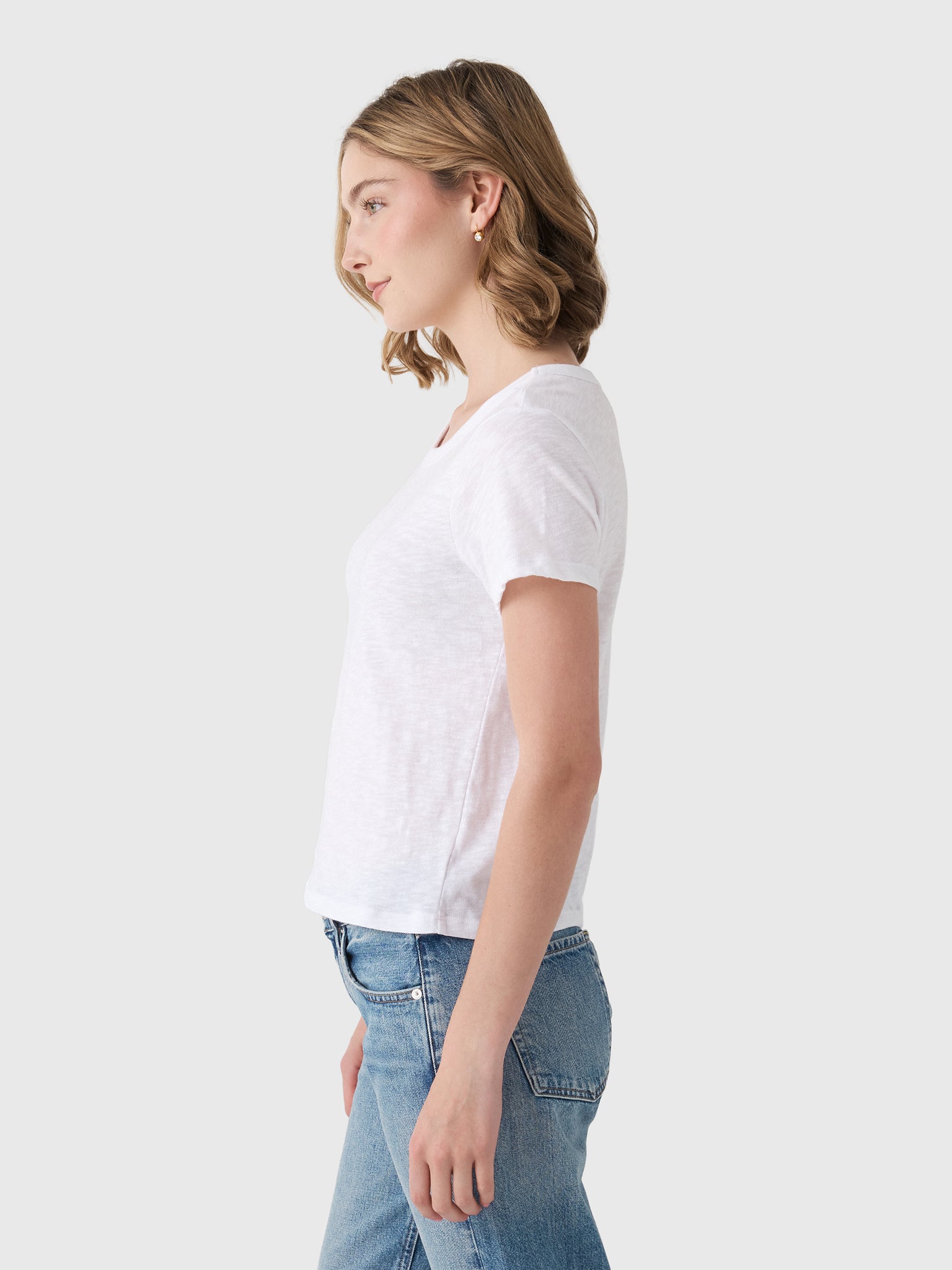 Z Supply Women's Junie Slub Tee - Saint Bernard
