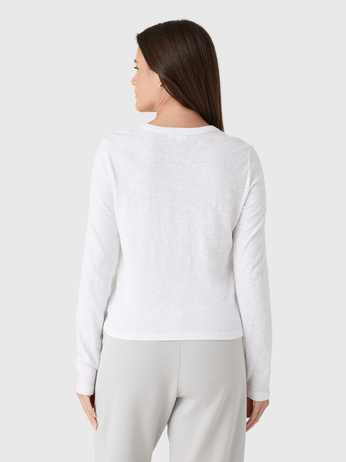 Z Supply Women's Junie Long Sleeve Slub Tee - Saint Bernard