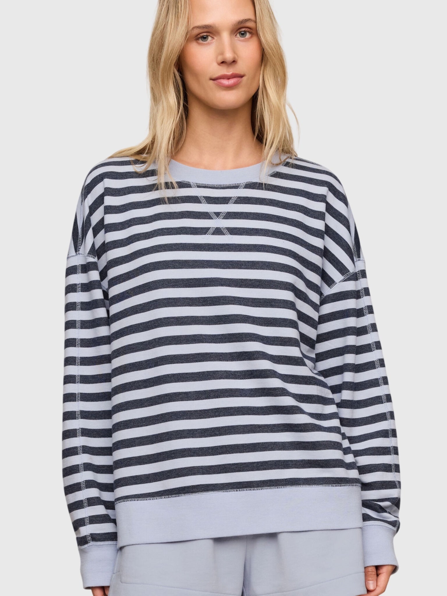 Z Supply Women's The Everyday Striped Crew - Saint Bernard