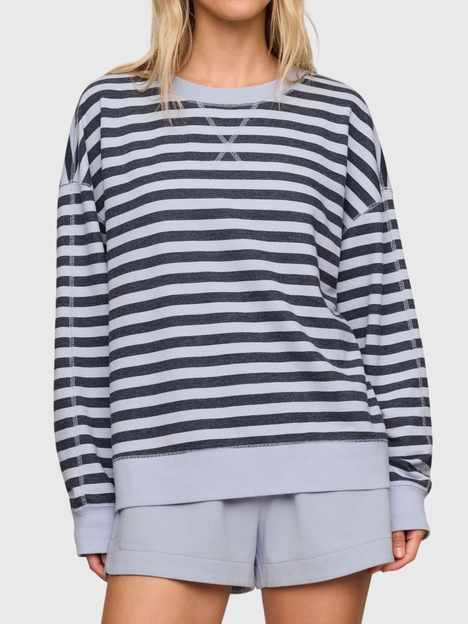 Z Supply Women's The Everyday Striped Crew - Saint Bernard