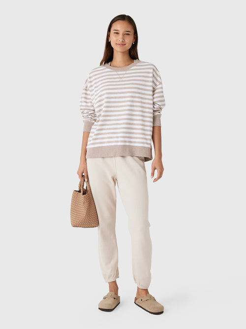 Z Supply Women's The Everyday Striped Crew - Saint Bernard