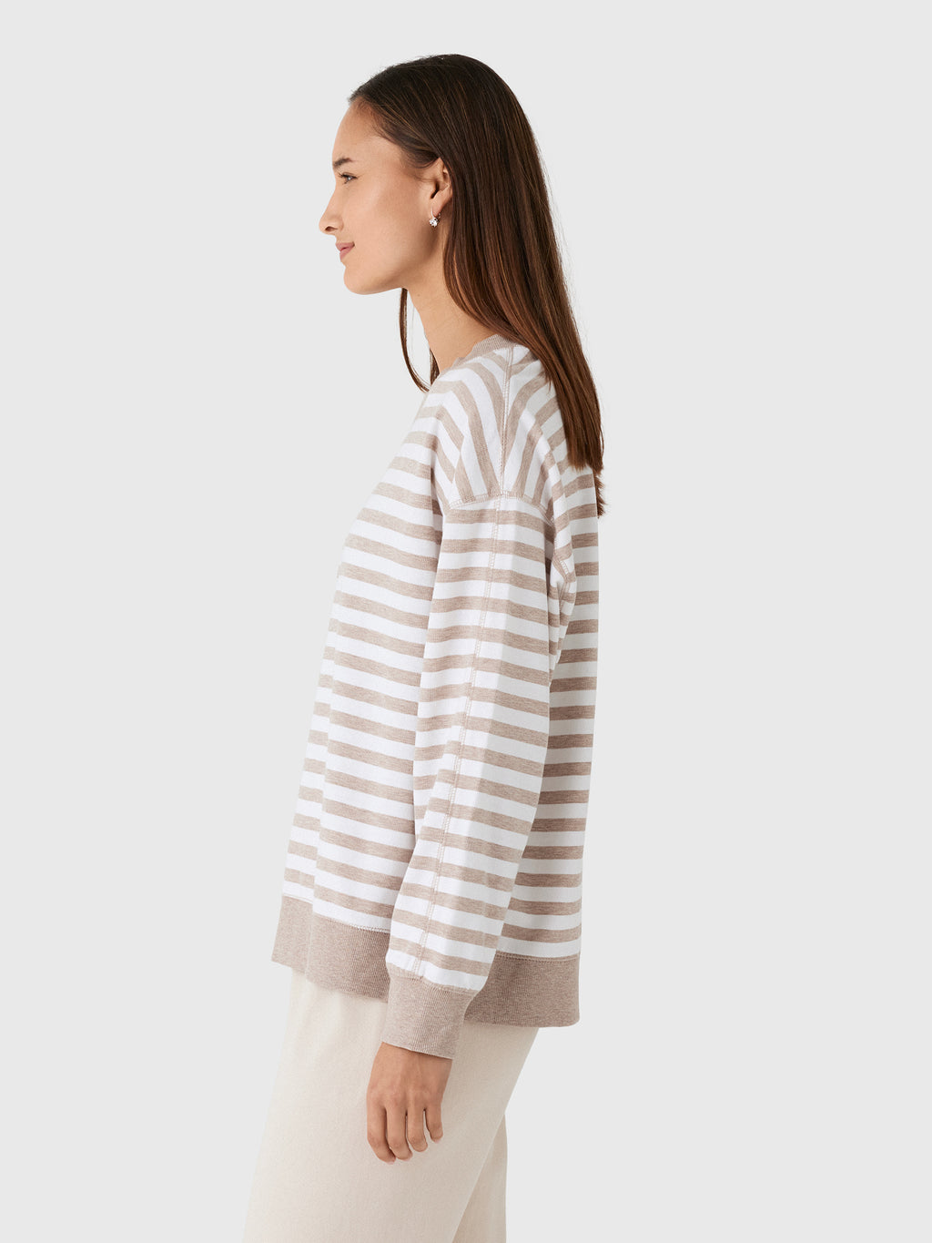 Z Supply Women's The Everyday Striped Crew - Saint Bernard