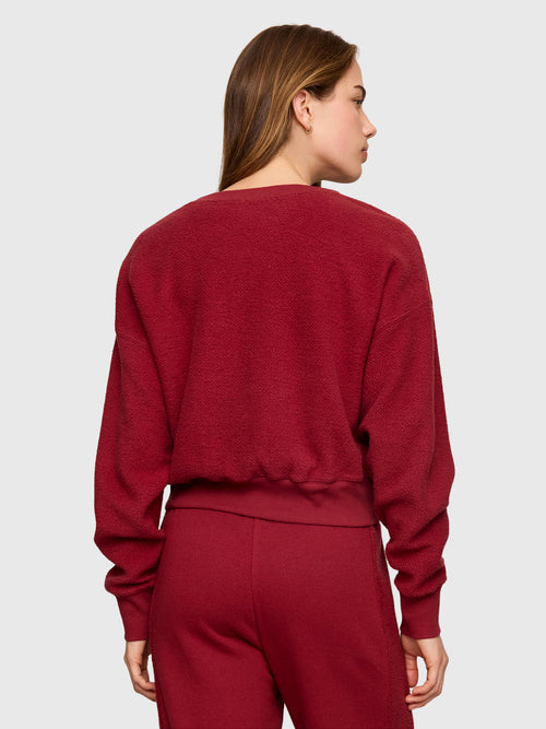 Z Supply Women's Clubhouse Textured Sweatshirt - Saint Bernard