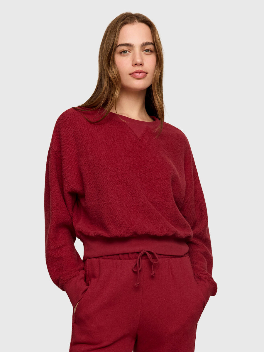 Z Supply Women's Clubhouse Textured Sweatshirt