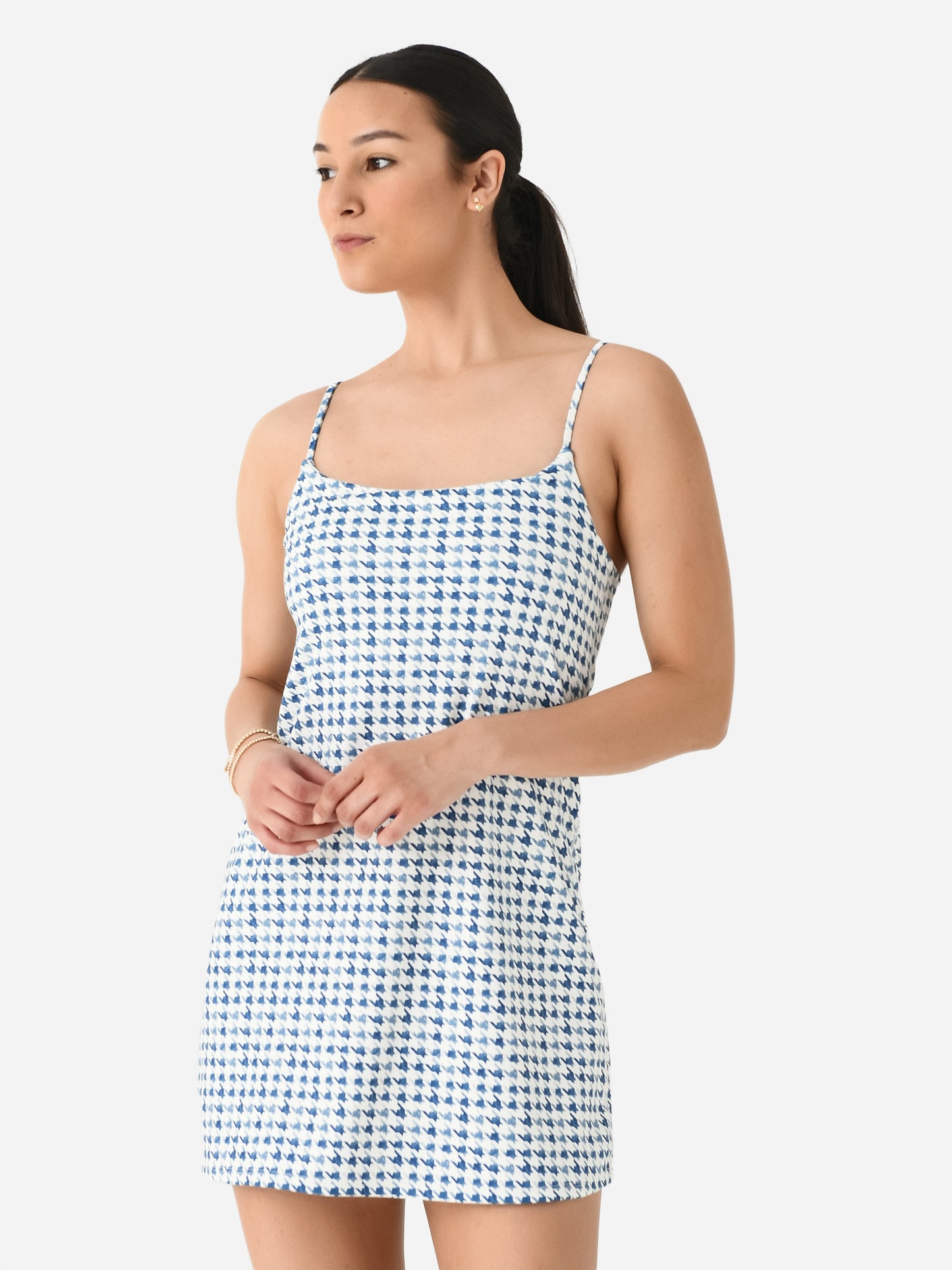 Z Supply Women's Houndstooth Active Dress - Saint Bernard