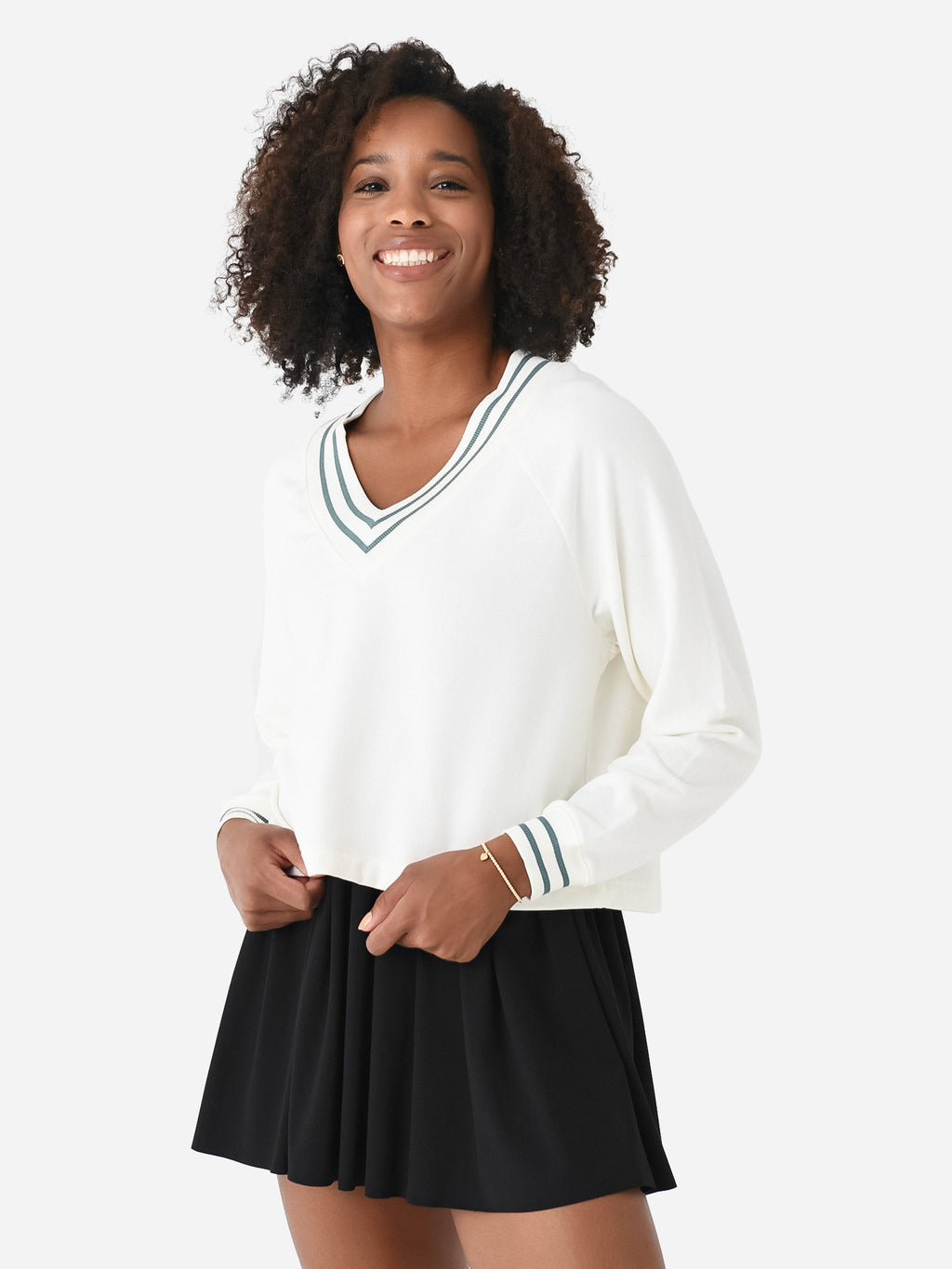 Z Supply Women's Off The Court Modal Sweatshirt - Saint Bernard