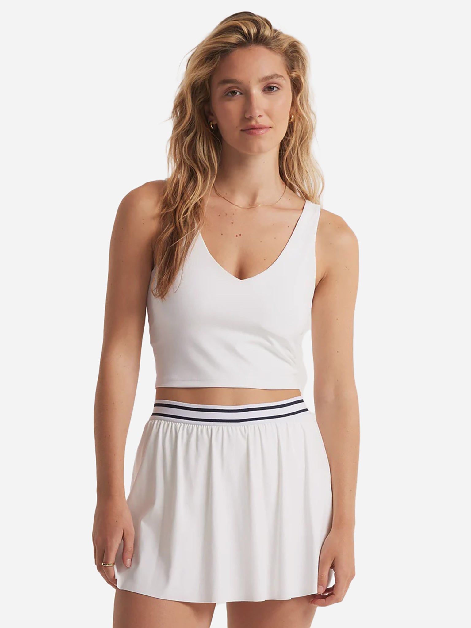 Z Supply Women's V-Neck Longline Tank - Saint Bernard