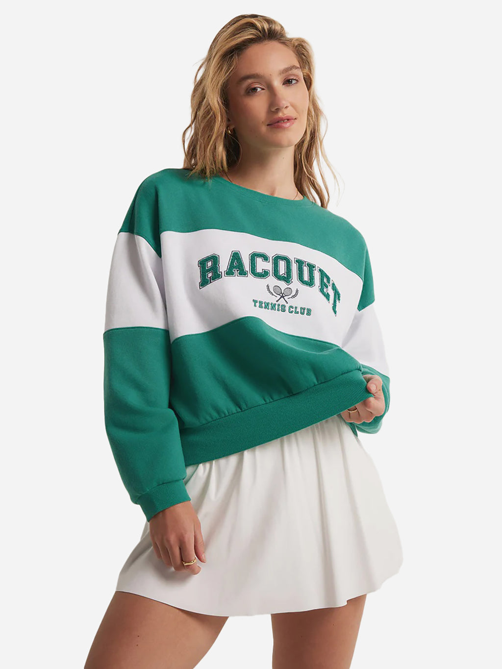 Z Supply Women's Racquet Sweatshirt - Saint Bernard