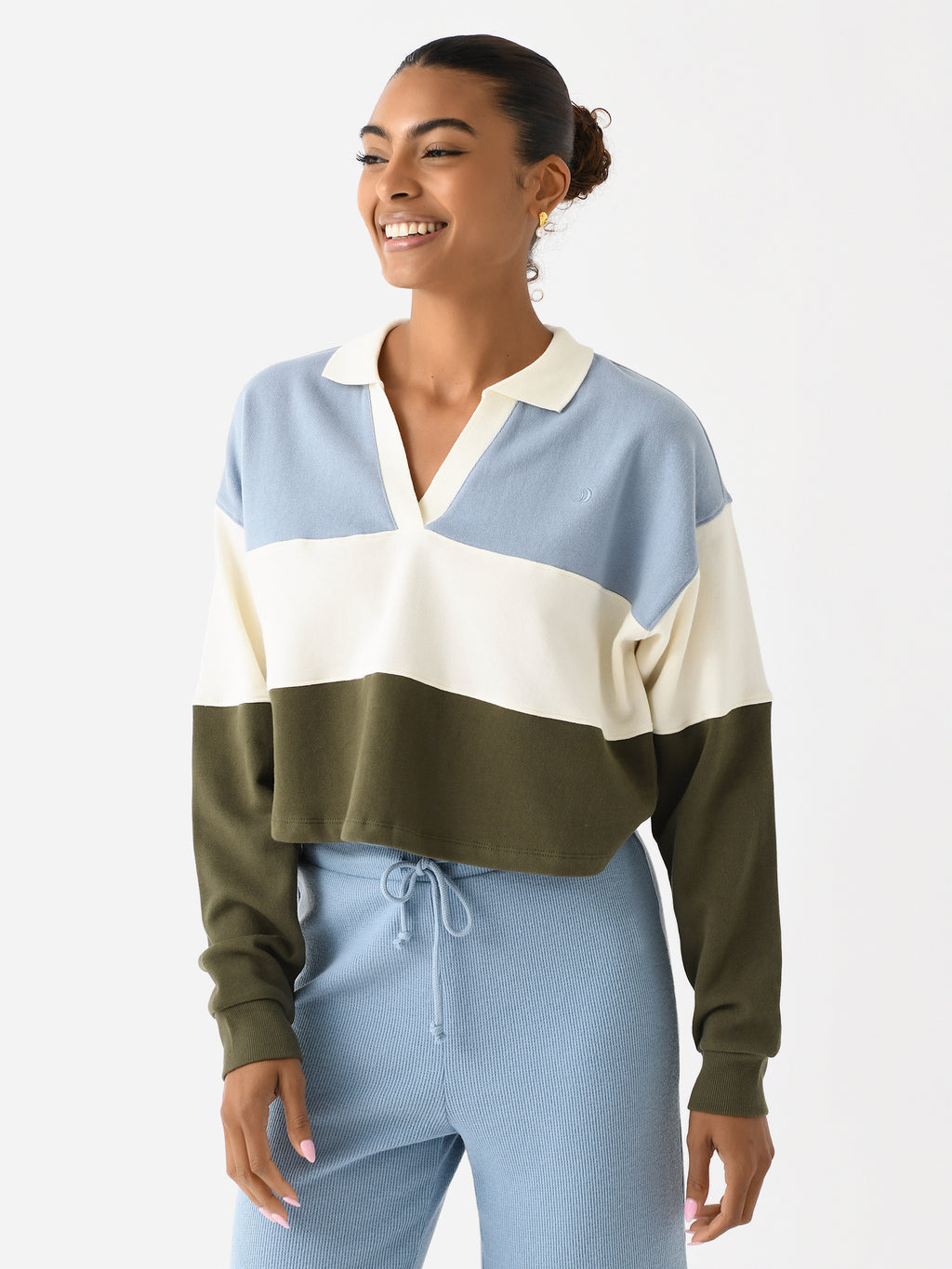 Z Supply Women's Player Collar Shirt - Saint Bernard