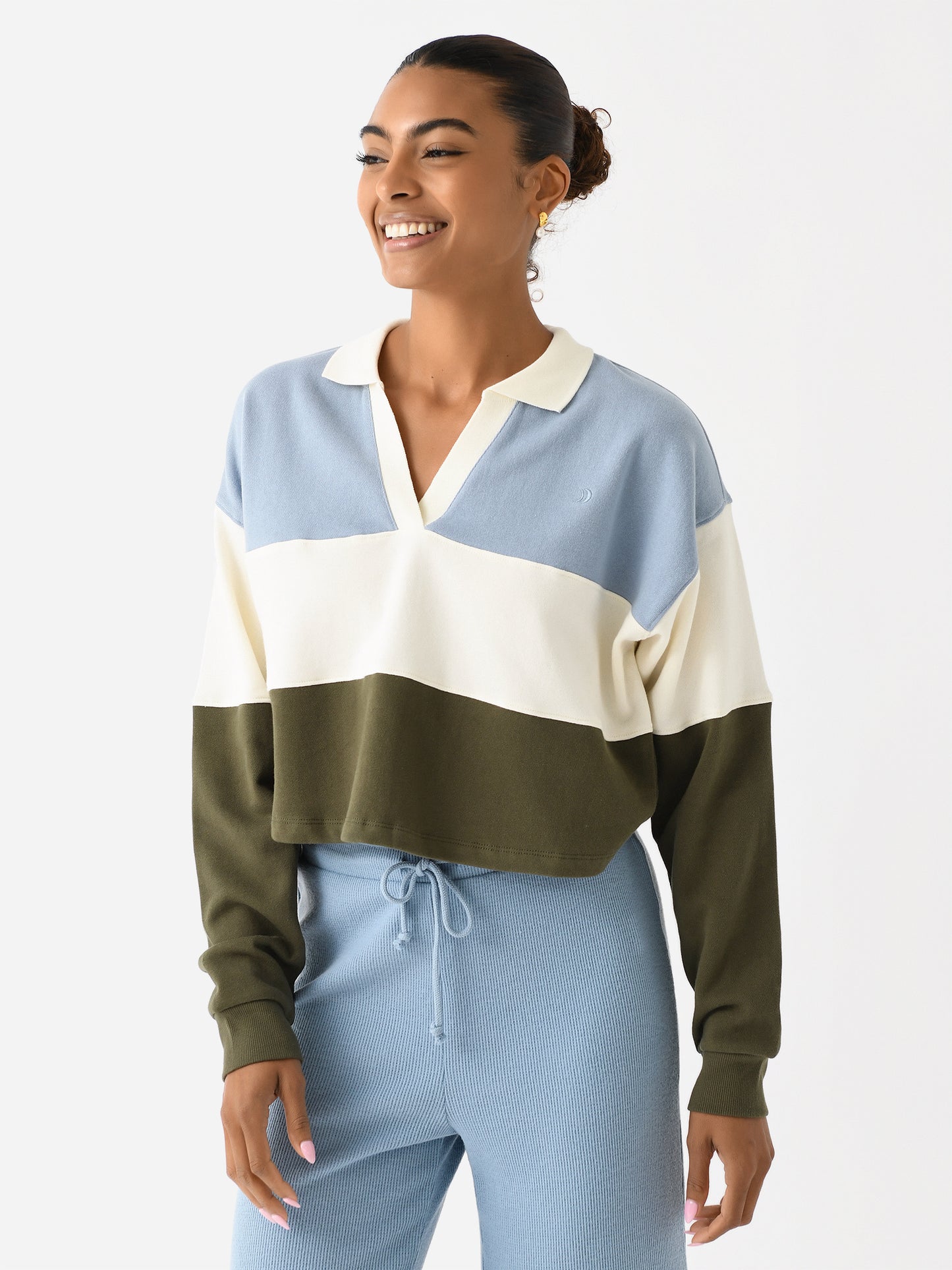 Z Supply Women's Player Collar Shirt - Saint Bernard