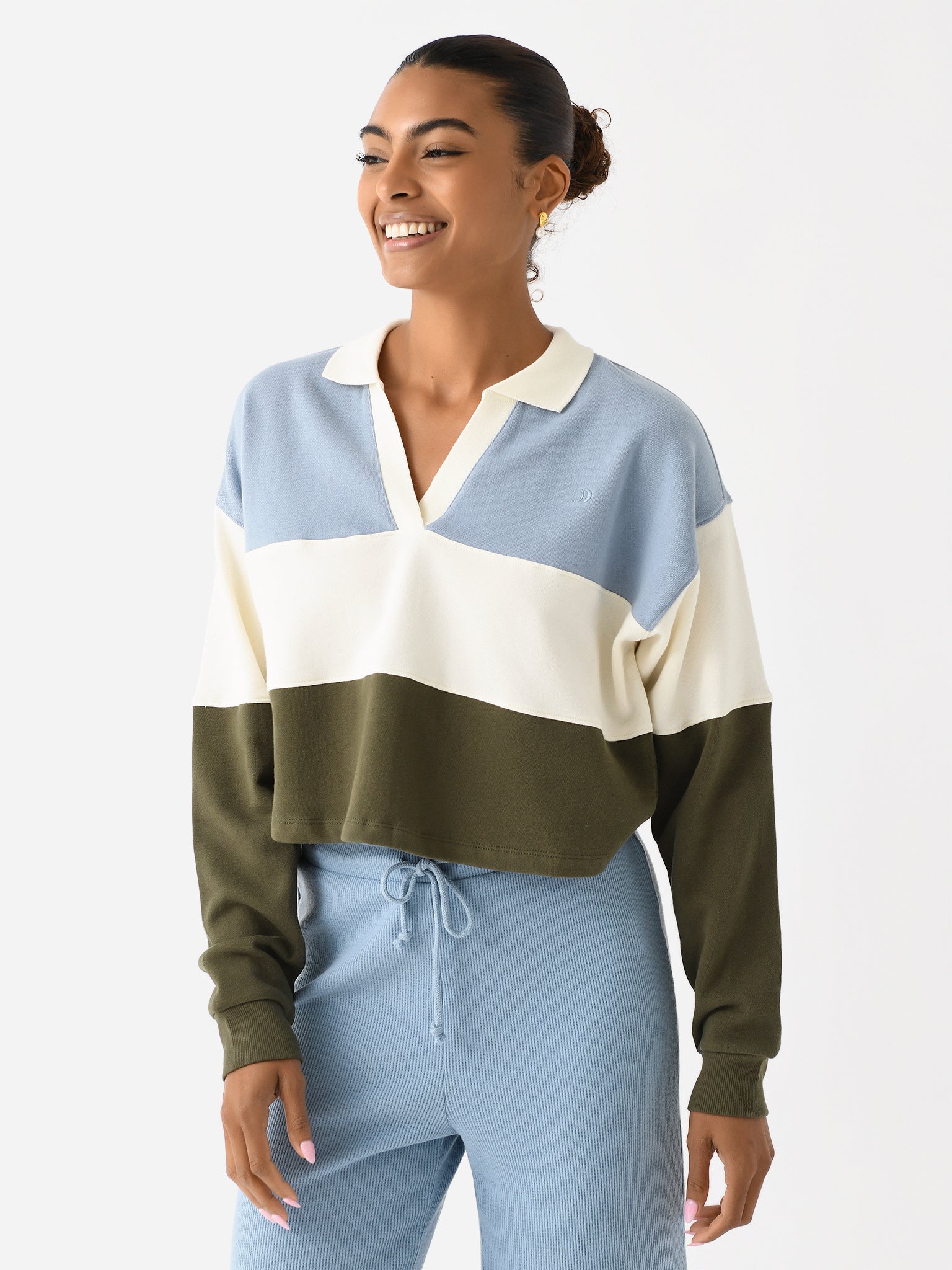 Z Supply Women's Player Collar Shirt - Saint Bernard