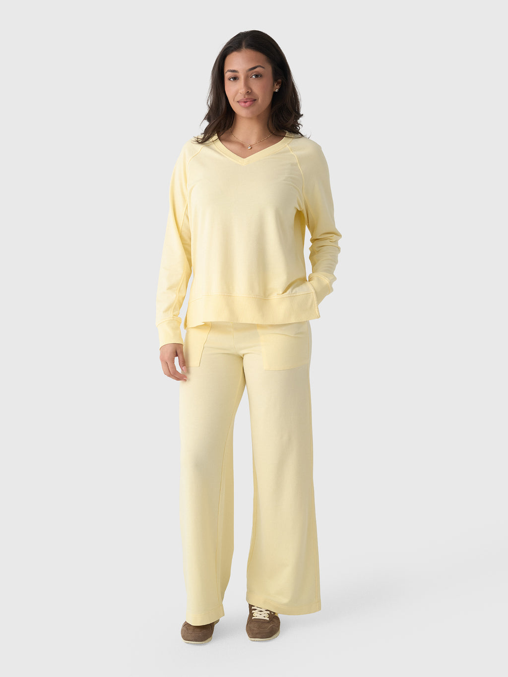 Z Supply Women's Weekender V-Neck Sweatshirt - Saint Bernard