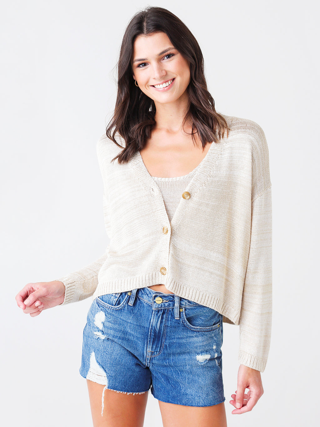 Z Supply Women's Morgan Cami-Cardigan Set - Saint Bernard