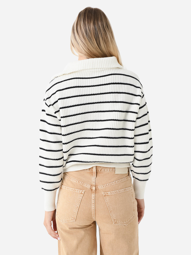 Z Supply Women's Villa HalfZip Sweater Saint Bernard