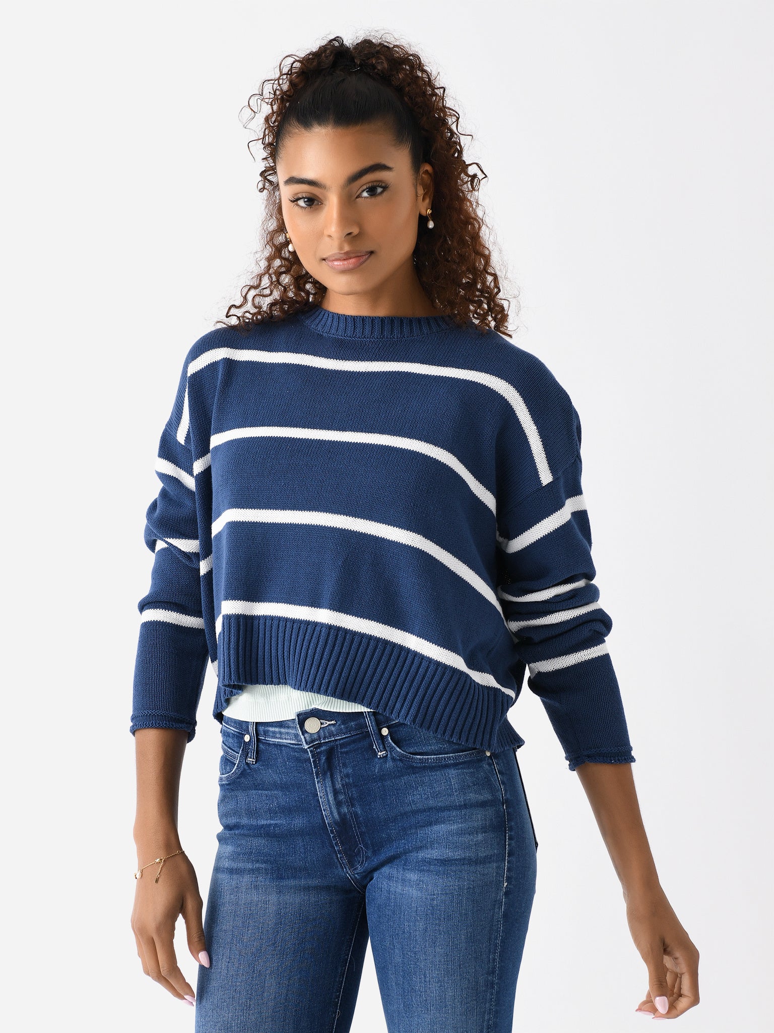 Z Supply Women's Sienna Stripe Sweater - Saint Bernard