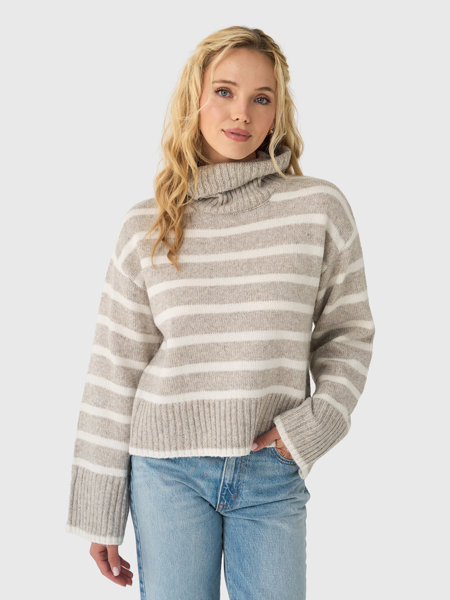Z Supply Women's Josephine Stripe Sweater - Saint Bernard