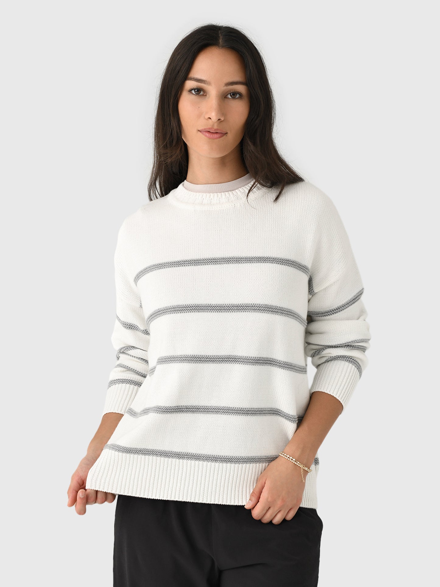 Z Supply Women's Boyfriend Striped Sweater - Saint Bernard