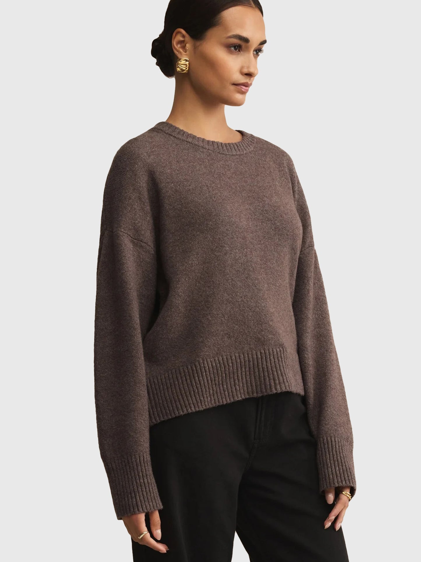 Z Supply Women's Cirrus Cozy Sweater - Saint Bernard