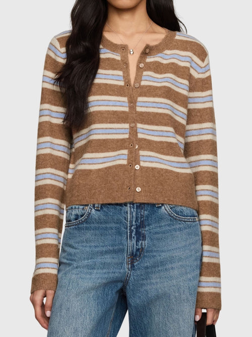 Z Supply Women's Medina Stripe Cardigan - Saint Bernard