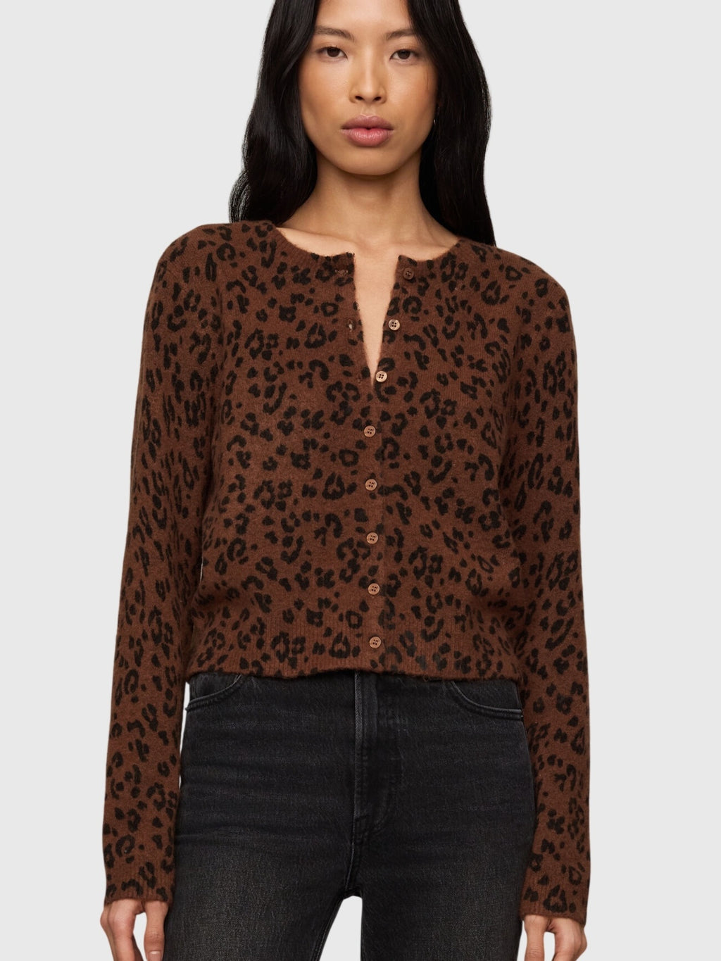 Z Supply Women's Medina Leopard Cardigan - Saint Bernard