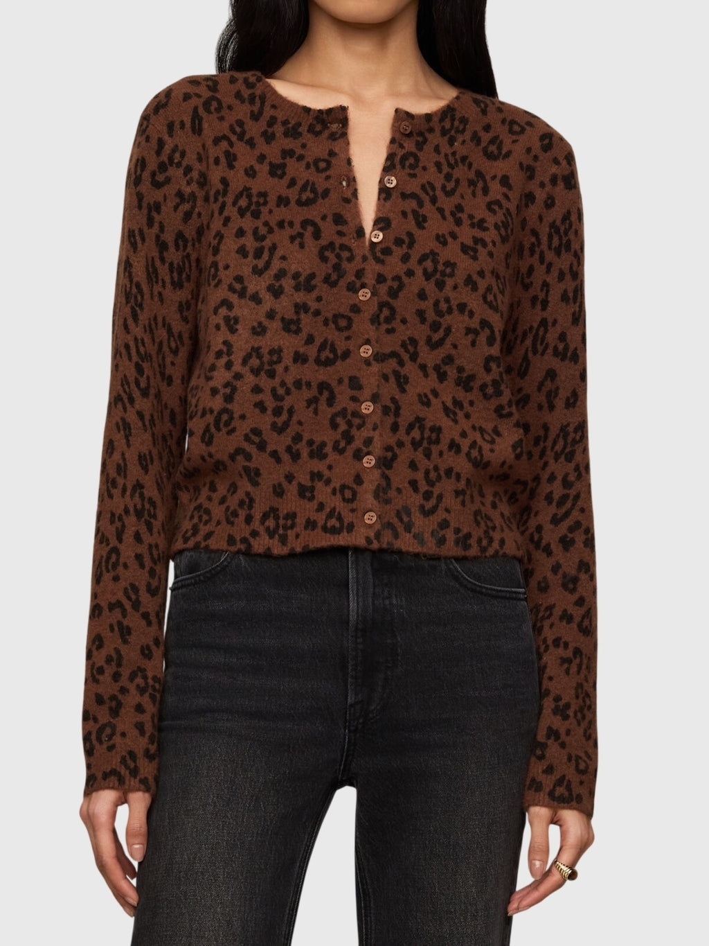 Z Supply Women's Medina Leopard Cardigan - Saint Bernard