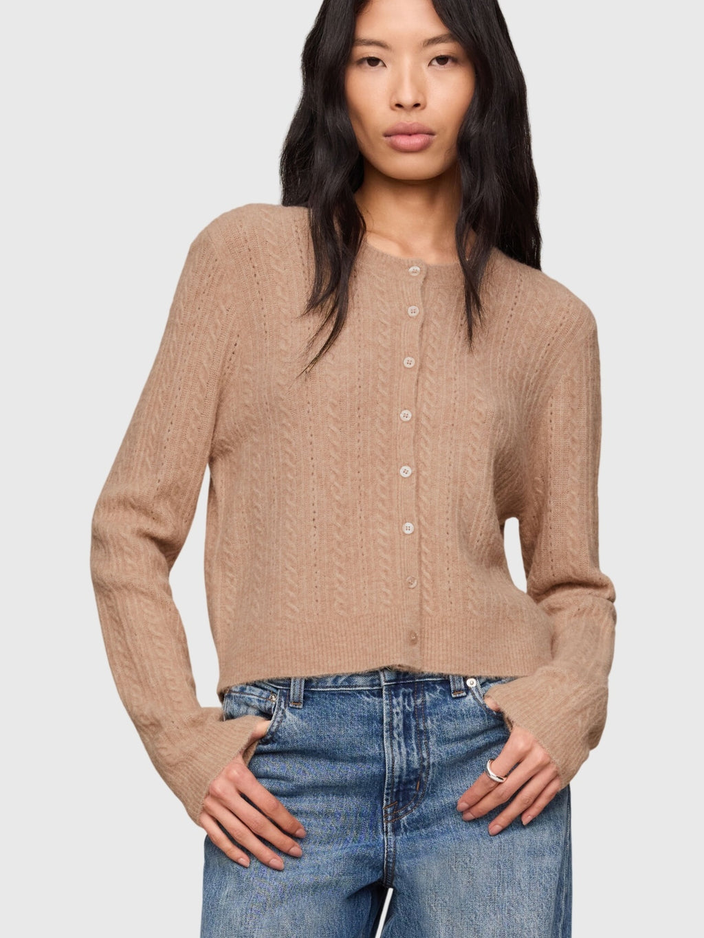 Z Supply Women's Medina Pointelle Cardigan - Saint Bernard
