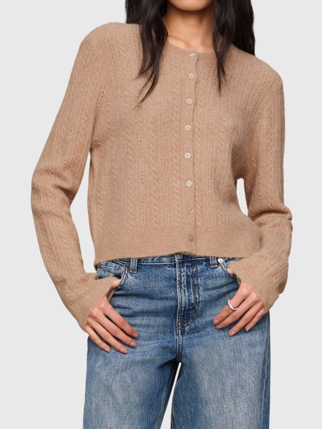 Z Supply Women's Medina Pointelle Cardigan - Saint Bernard
