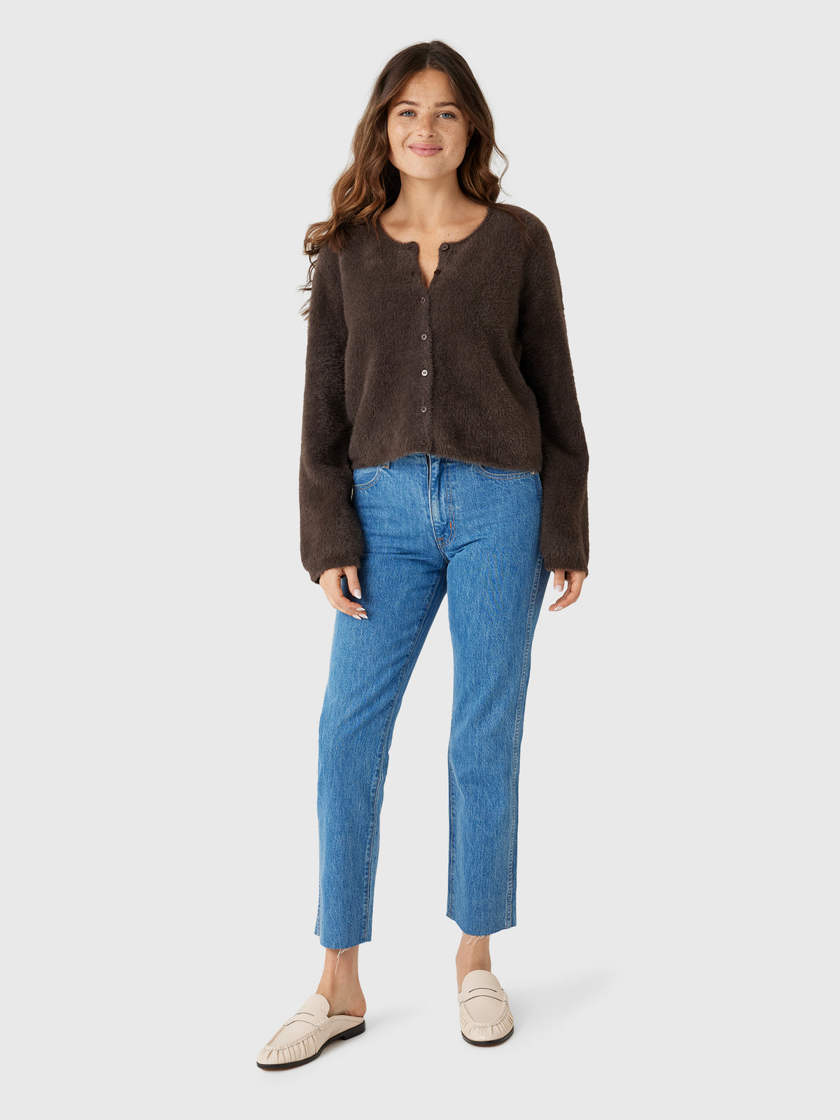 Z Supply Women's Winterglow Fluffy Cardigan - Saint Bernard