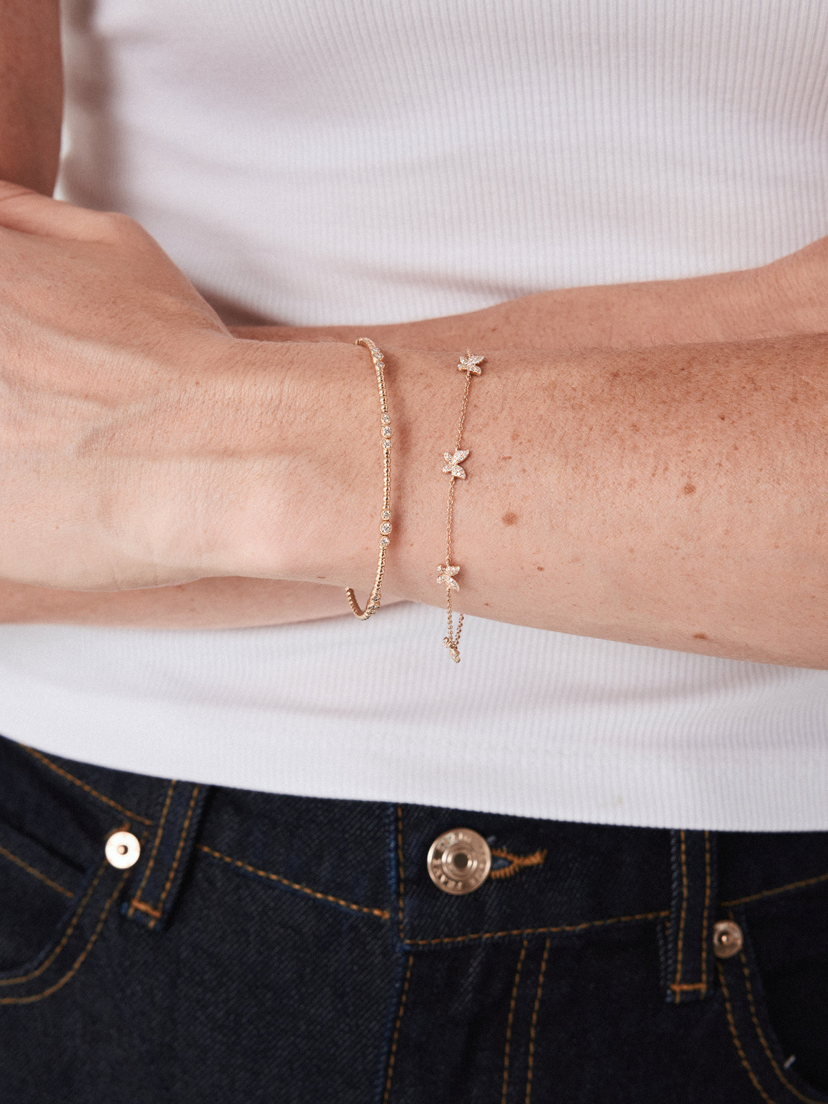 Francie B. Butterfly Diamond Bracelet - Saint Bernard