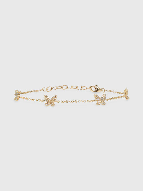 Francie B. Butterfly Diamond Bracelet - Saint Bernard