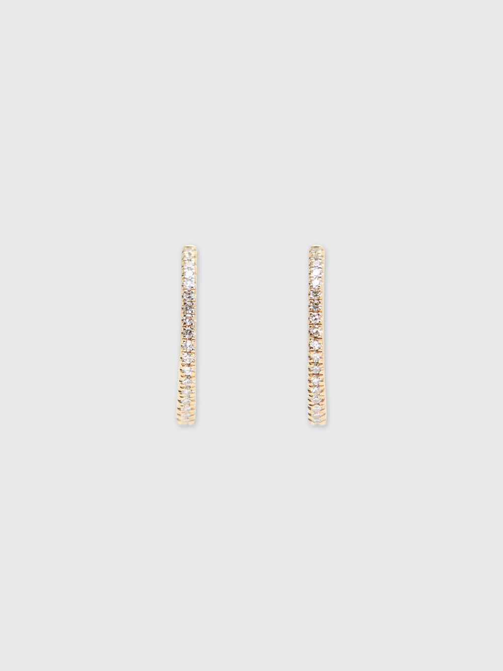 Francie B. Diamond Everyday Hoop Earrings