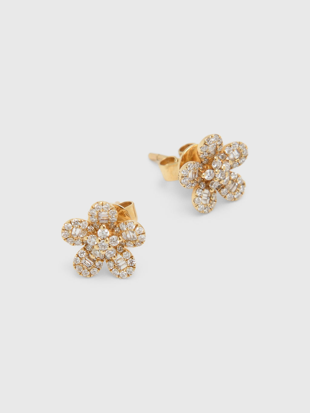 Francie B. Diamond Flower Earrings