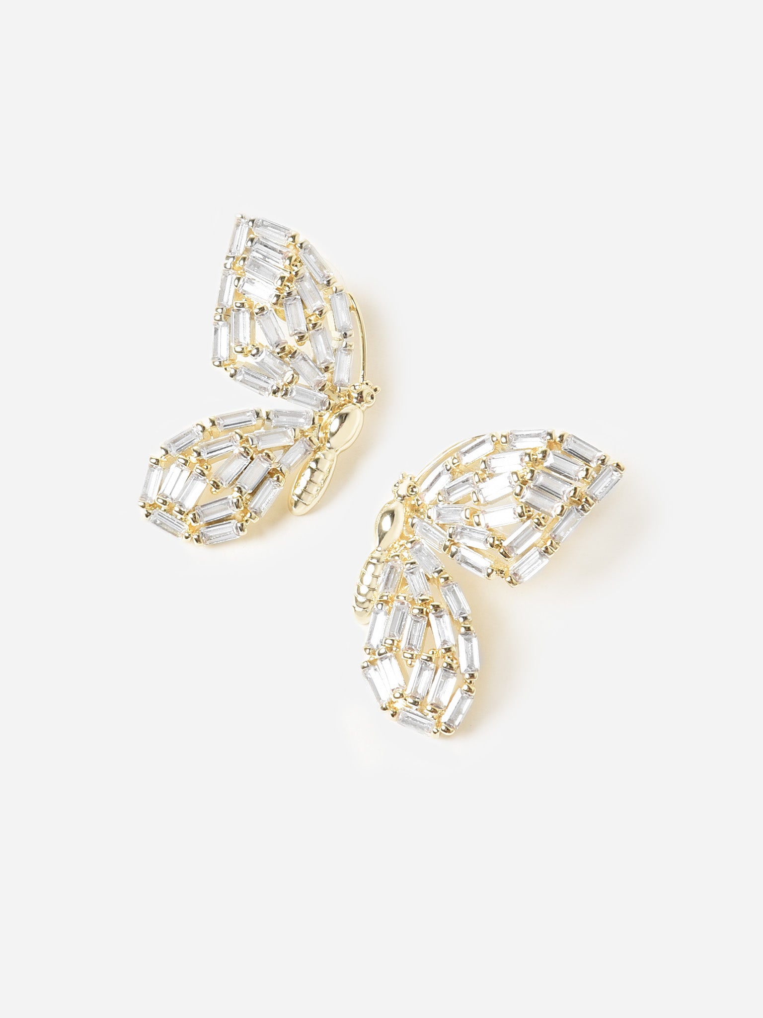 Nicola Bathie Women's Garden Butterfly Stud Earrings - Saint Bernard