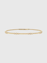 Francie B. Gold Flex Band Bracelet - Saint Bernard