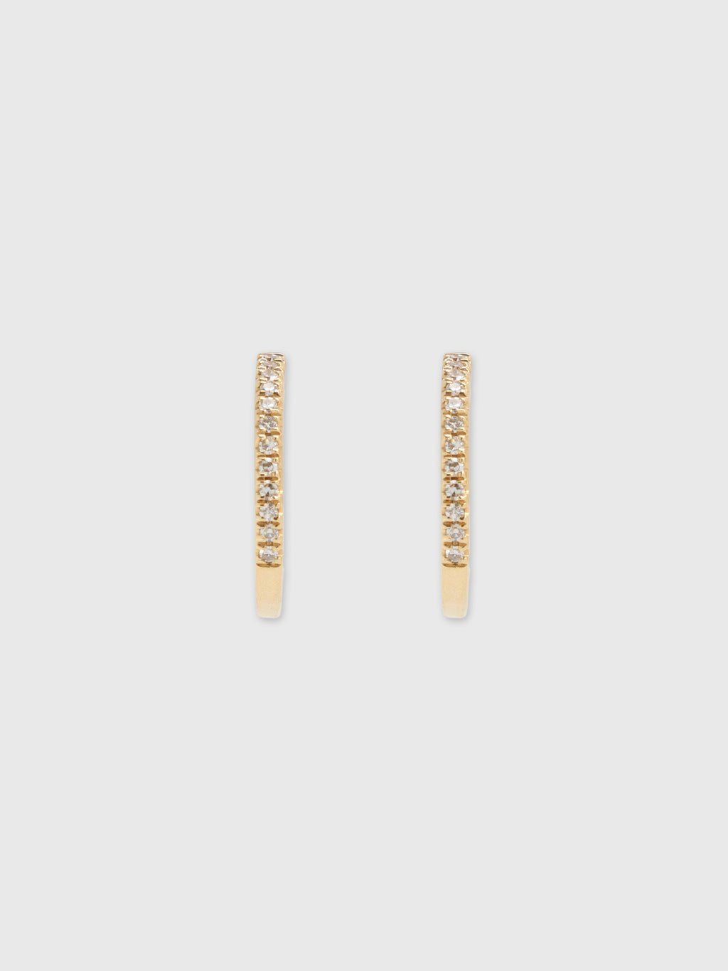 Francie B. Diamond Mini Everyday Hoop Earrings
