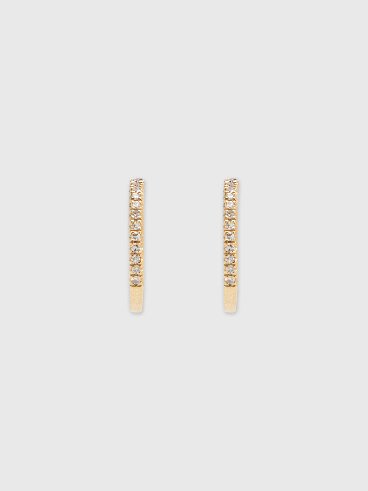 Francie B. Diamond Mini Everyday Hoop Earrings