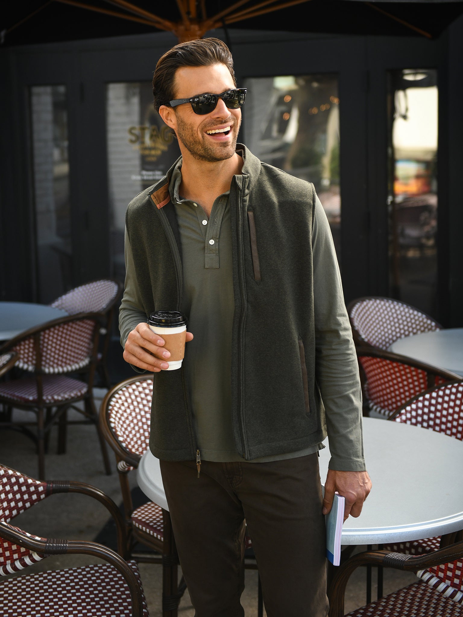 Tom Beckbe Men's Warren Fleece Vest | $115.90 | Saint Bernard