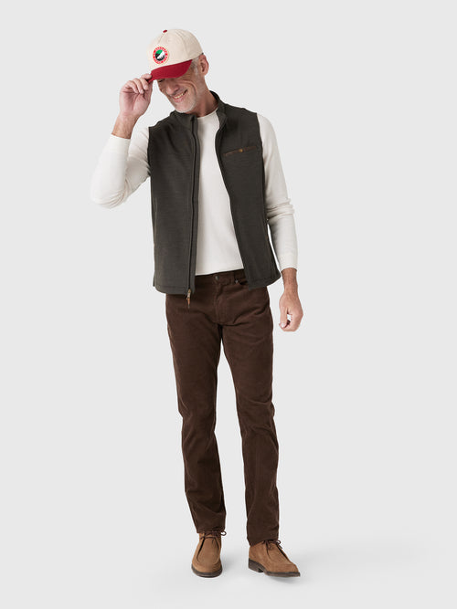 Tom Beckbe Men's Tucker Fleece Vest - Saint Bernard