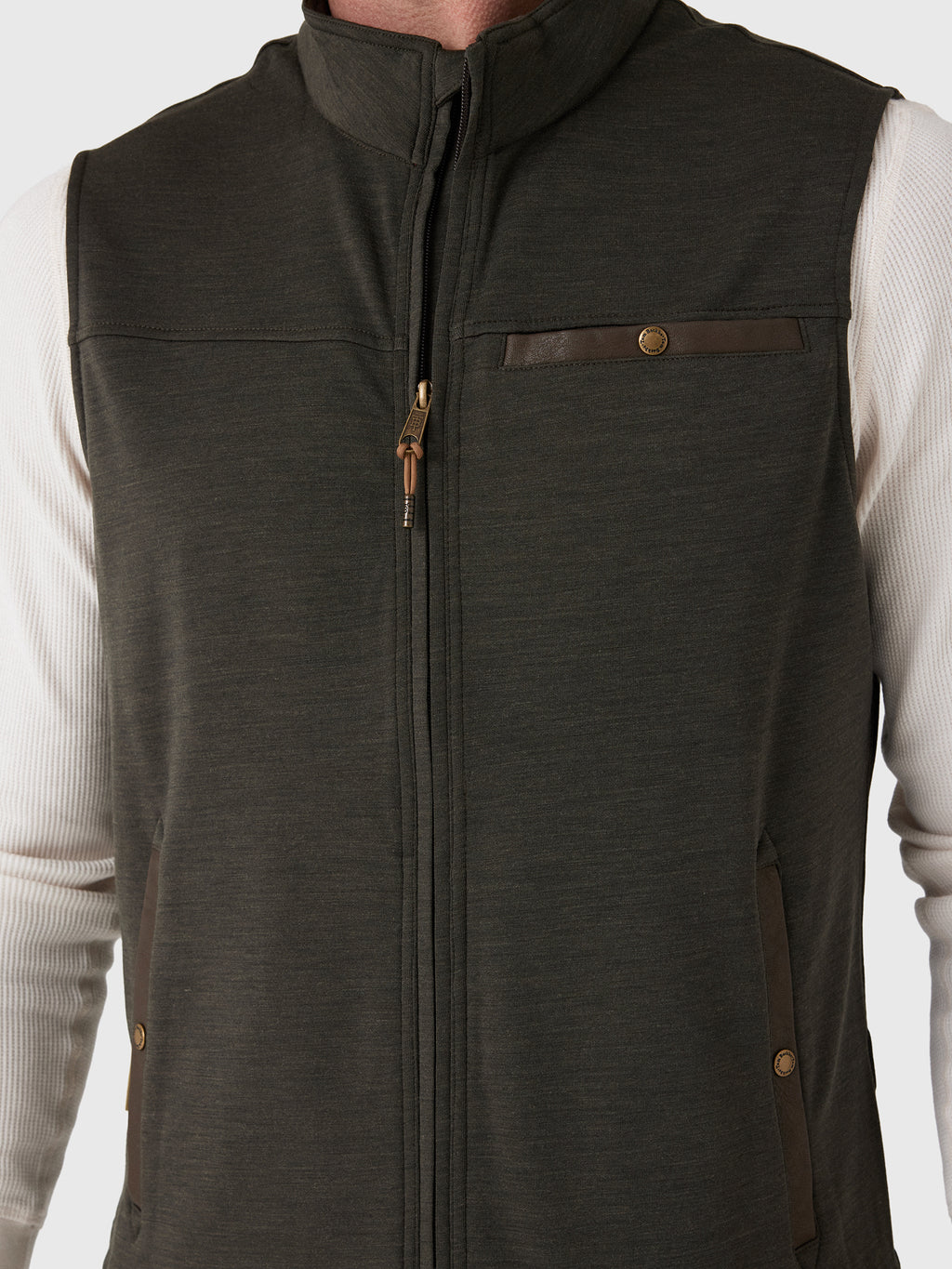 Tom Beckbe Men's Tucker Fleece Vest - Saint Bernard