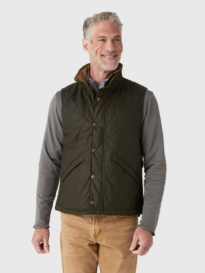 Tom Beckbe Men's Paddock Quilted Vest - Saint Bernard