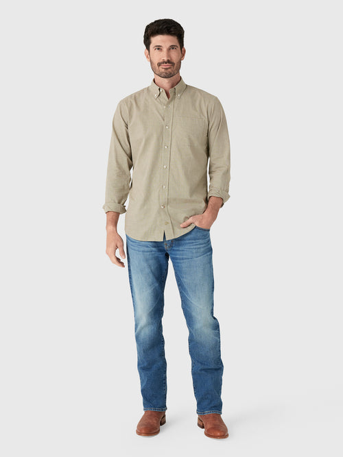 Tom Beckbe Men's Knapp Cotton Twill Shirt - Saint Bernard