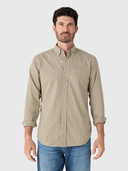 Tom Beckbe Men's Knapp Cotton Twill Shirt - Saint Bernard