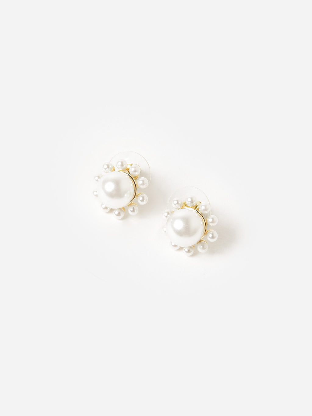 Nicola Bathie Women's Pearly Bubble Stud Earrings - Saint Bernard