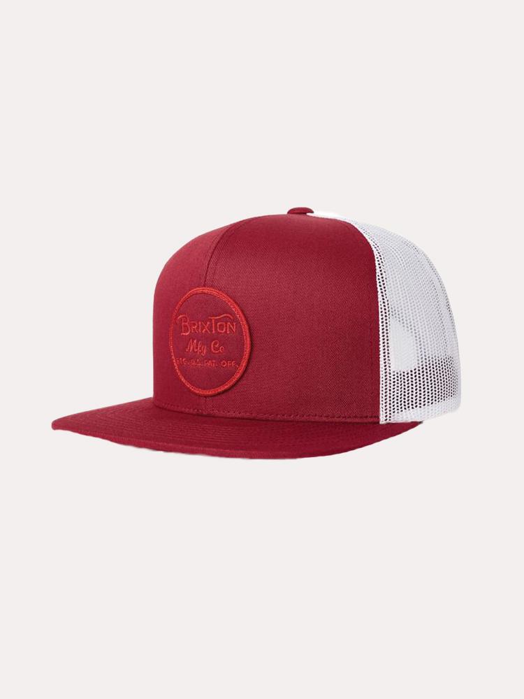 Brixton Wheeler Mesh Trucker Cap - Saint Bernard