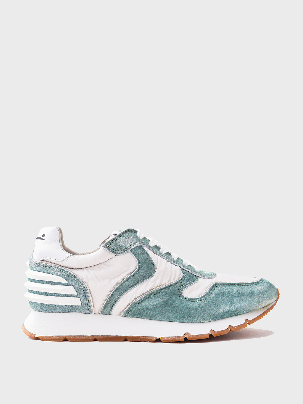 Voile Blanche Women's Julia Power Suede and Technical Nylon Sneaker - Saint Bernard