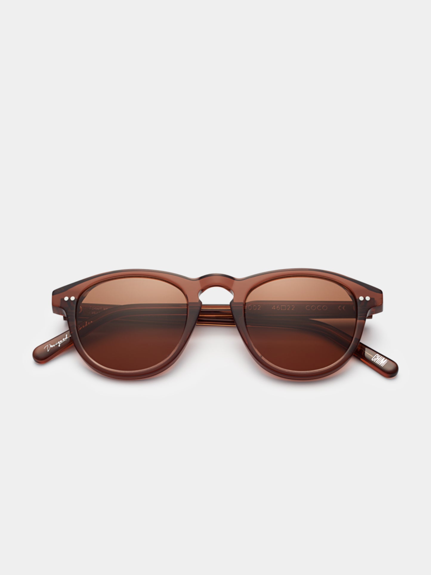 Chimi Coco #002 Clear Sunglasses - Saint Bernard